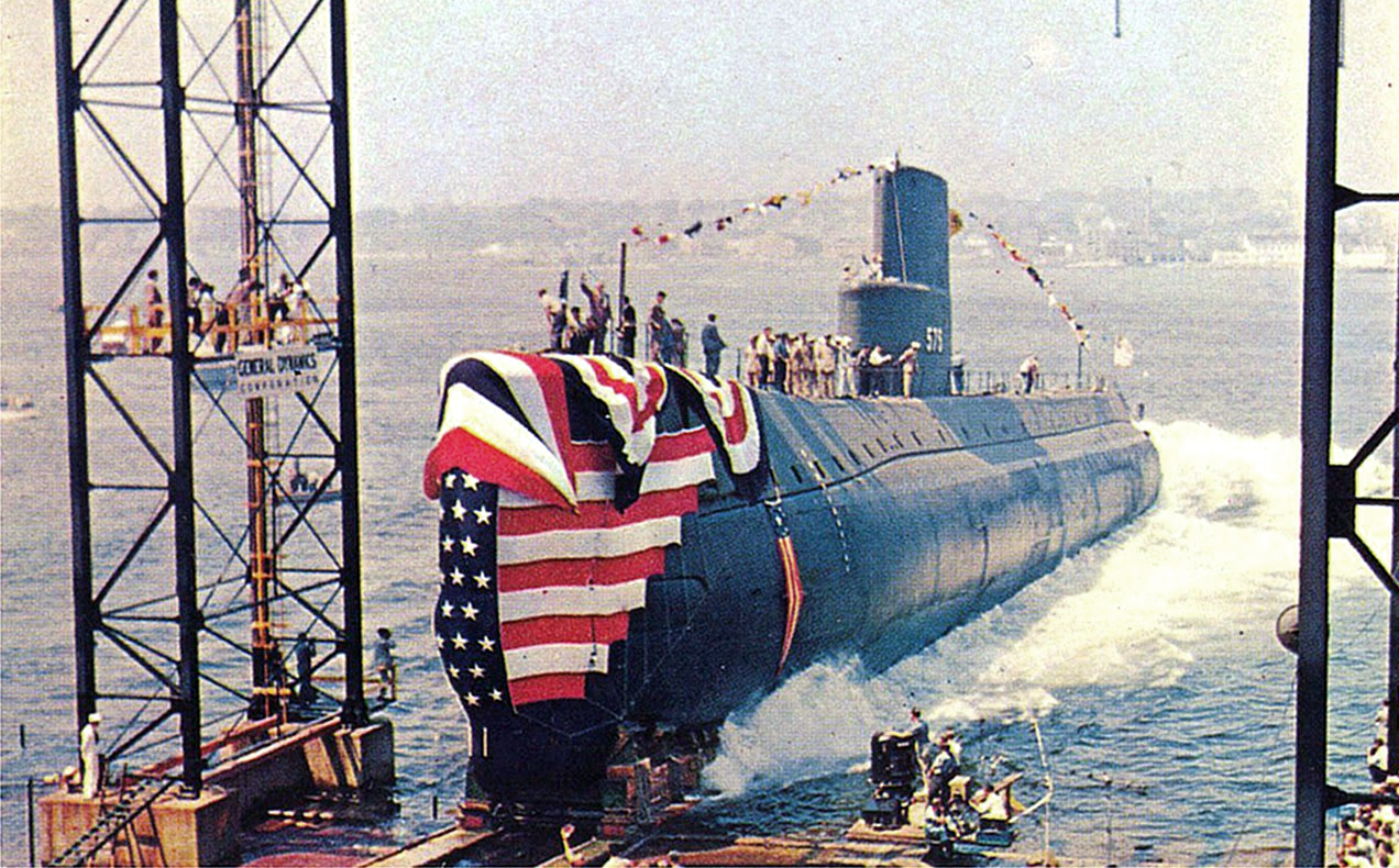 USS Nautilus commissioning